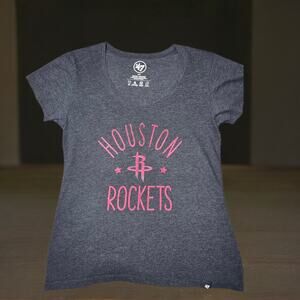 Houston Rockets '47 Brand Women's Charcoal Heather T-Shirt
